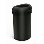 GuestSupply US | Simplehuman 60 Liter Semi-Round Open Trash Can